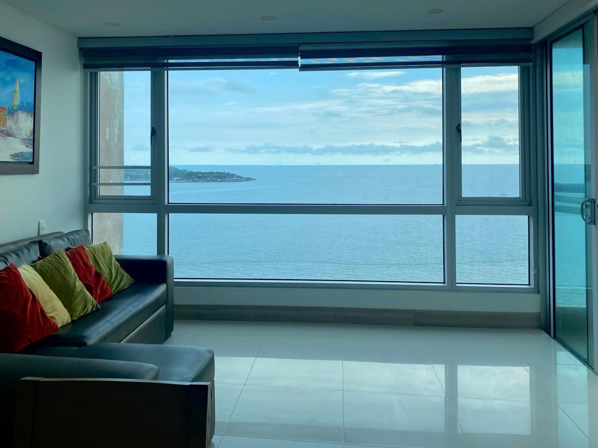 Apartamento frente al mar. Cartagena el Laguito Exterior foto